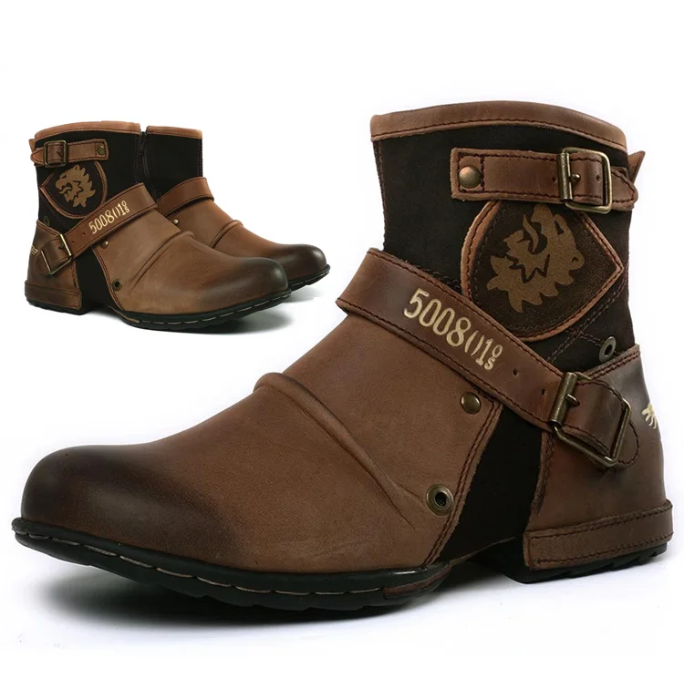 Vintage Herrenstiefel | Klassische Retro-Stiefel mit zeitlosem Stil
