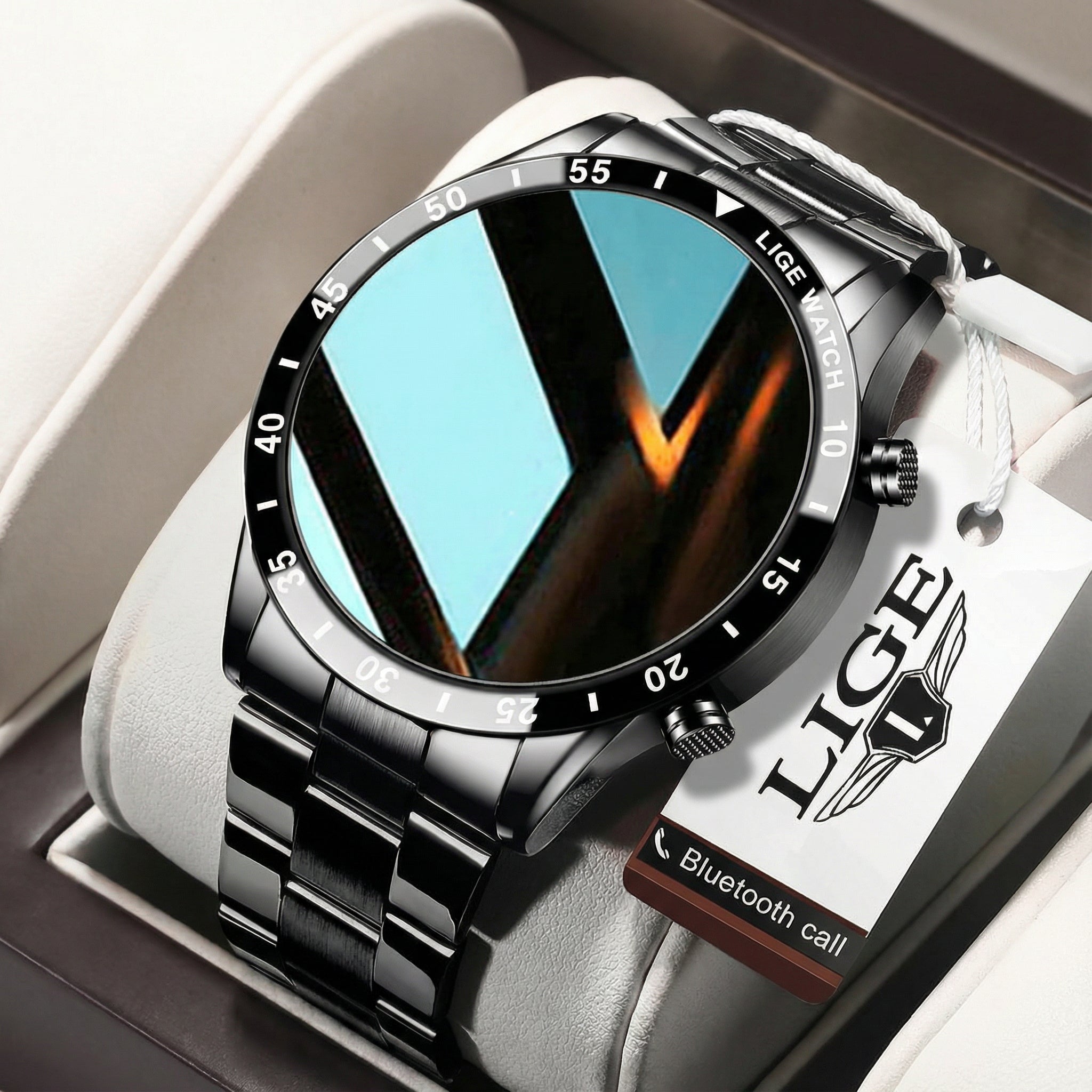 Luxuriöse Smartwatch mit Touchscreen – Benachrichtigungen & Alltagstaugliches Design