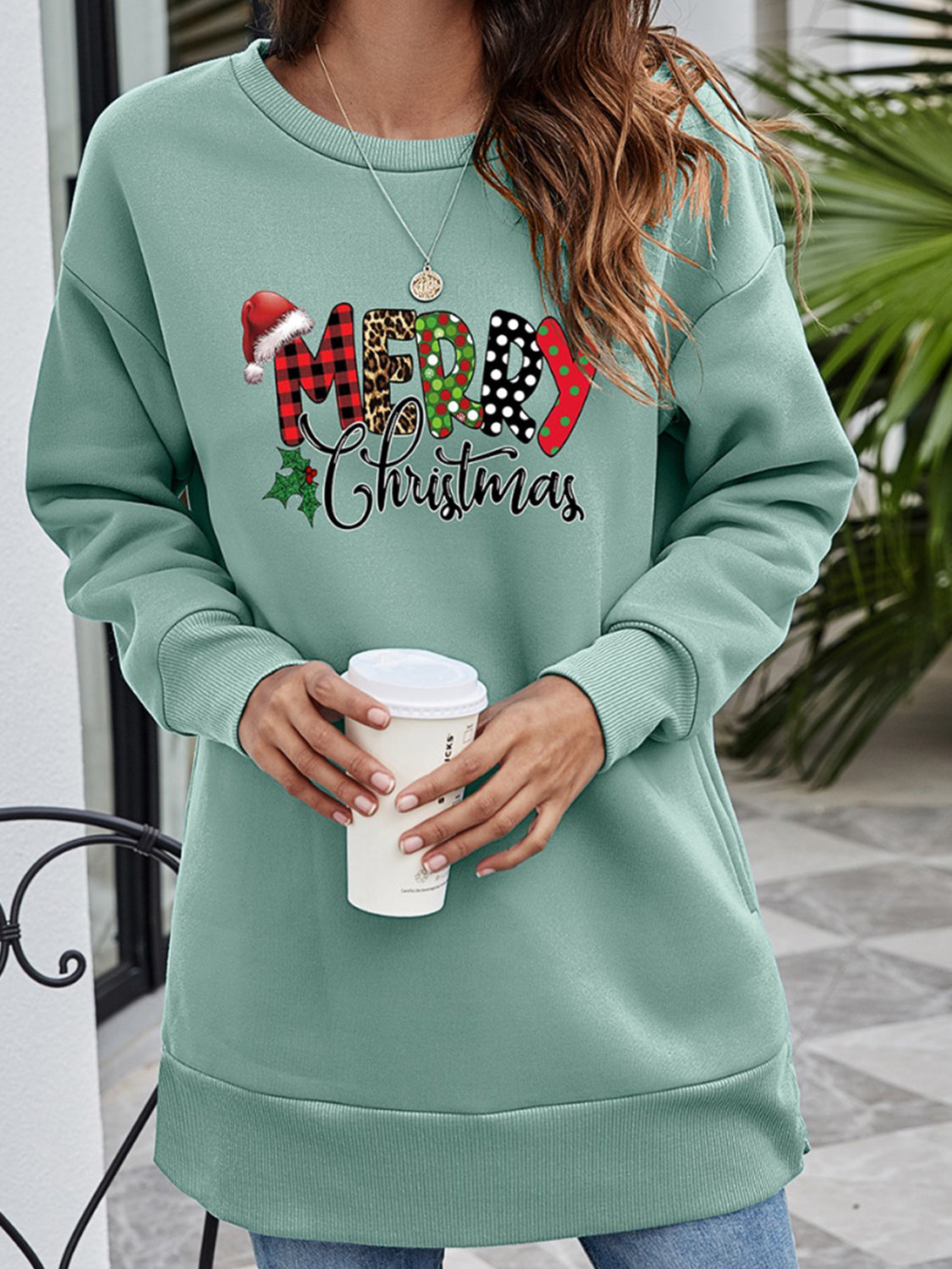 Felpa MERRY CHRISTMAS - Maglione festivo e comodo