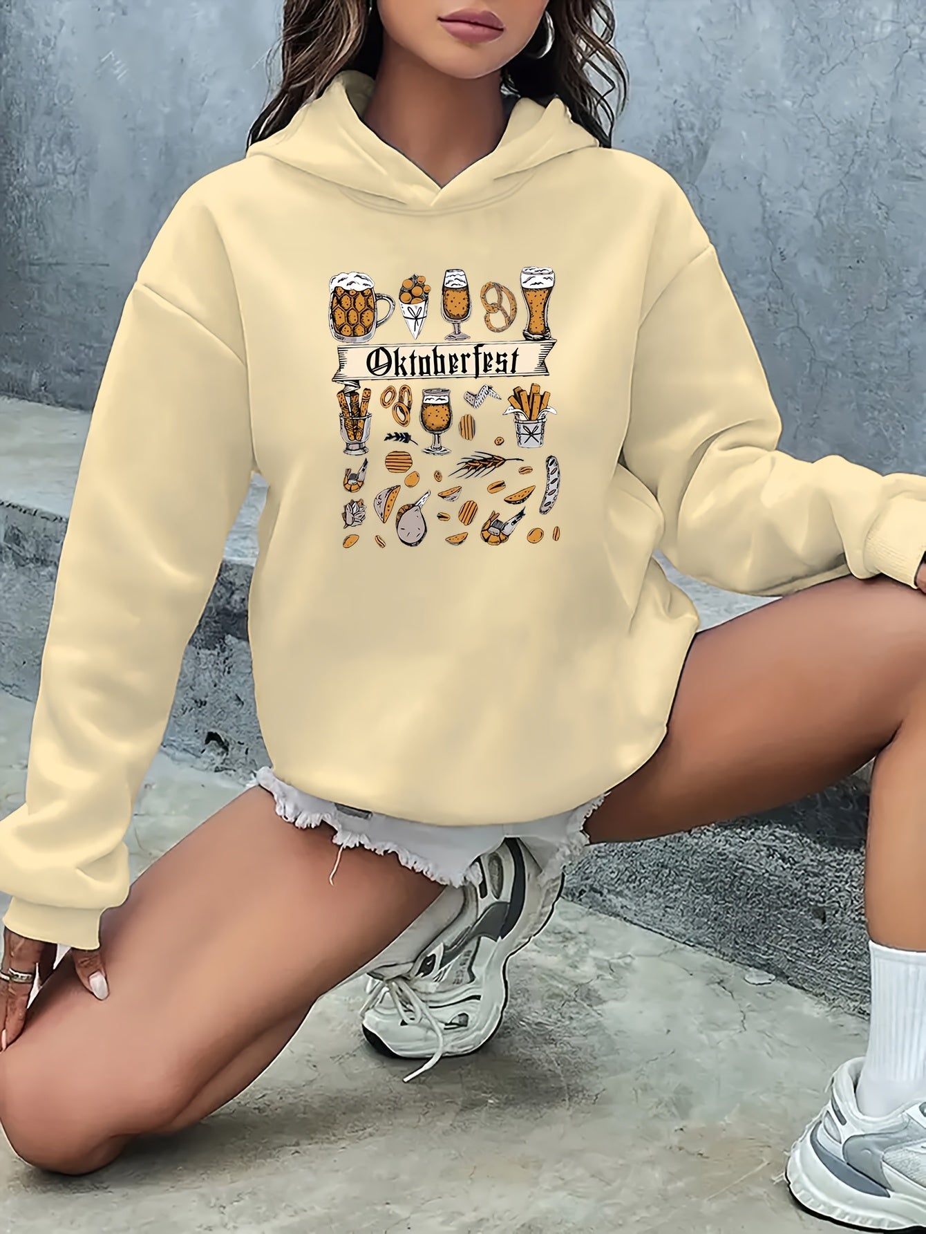 Bavaria Spirit Dames Hoodie Anna – Oktoberfest Warm für Herbst & Winter