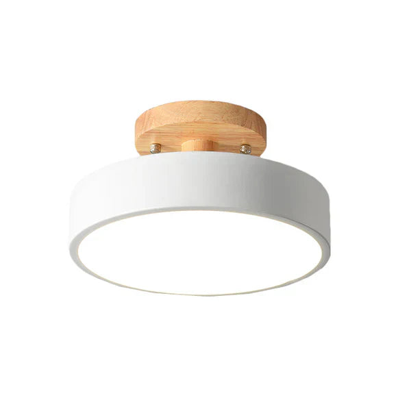 LumiNord – Skandinavisk LED-loftlampe træ & metal – moderne & effektiv