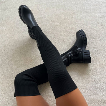 Stiefel über dem Knie