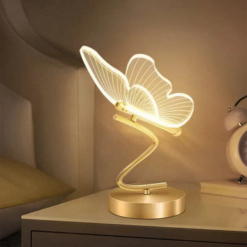 Luxury Butterfly LED Tischlampe - Moderne Ambientebeleuchtung
