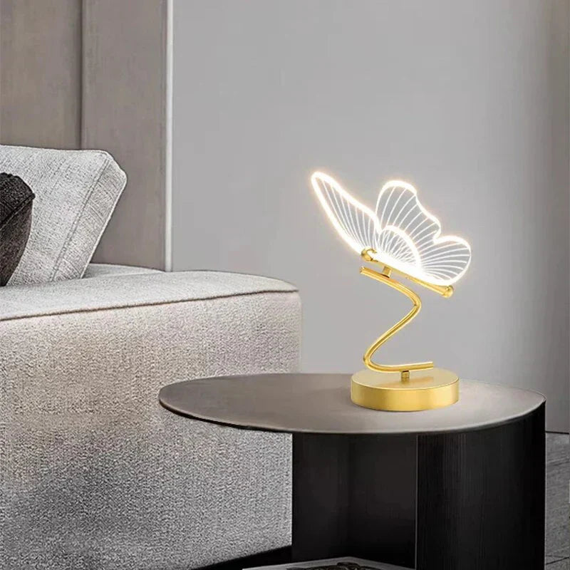 Luxury Butterfly LED Tischlampe - Moderne Ambientebeleuchtung