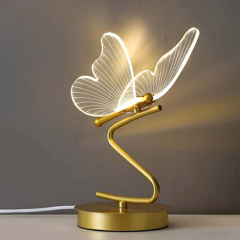 Luxury Butterfly LED Tischlampe - Moderne Ambientebeleuchtung