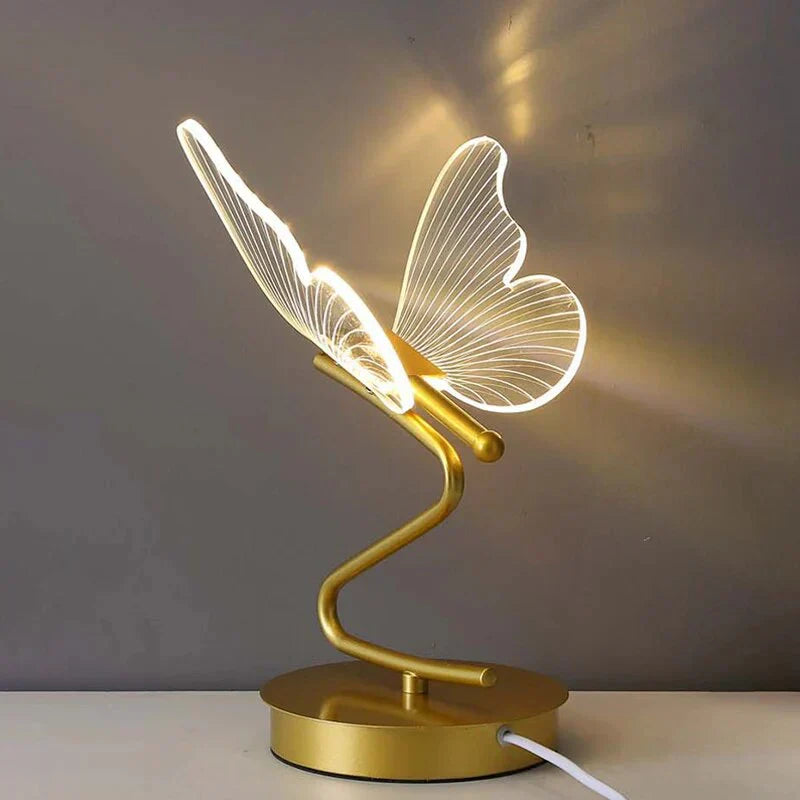 Luxury Butterfly LED Tischlampe - Moderne Ambientebeleuchtung