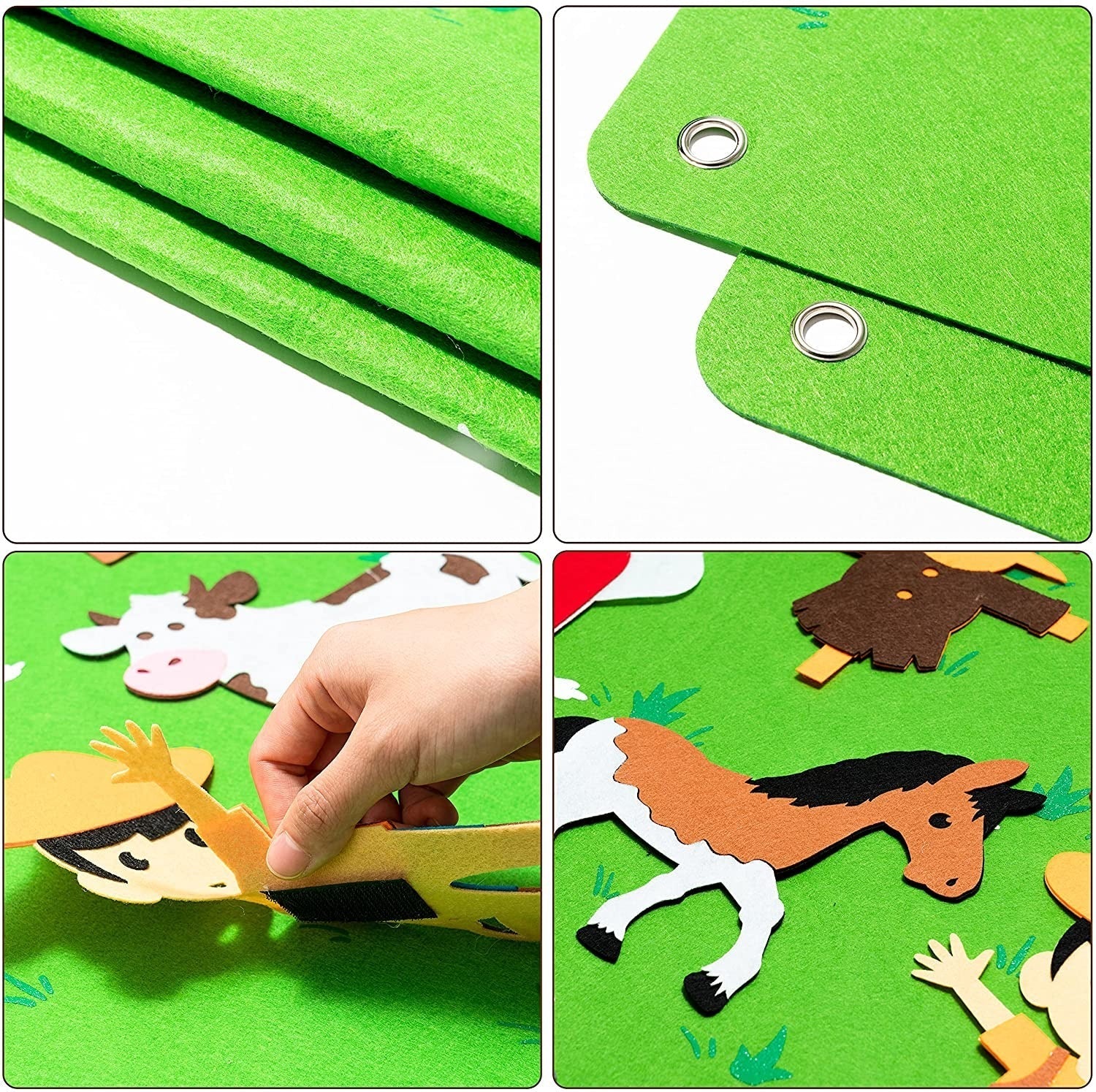 Spielbrett für Kleinkinder aus Filz - FeltAvventure