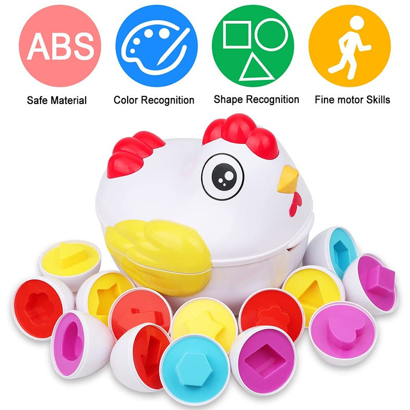 Kreatives Eierpuzzle für Kinder - EggCiting Puzzle Set