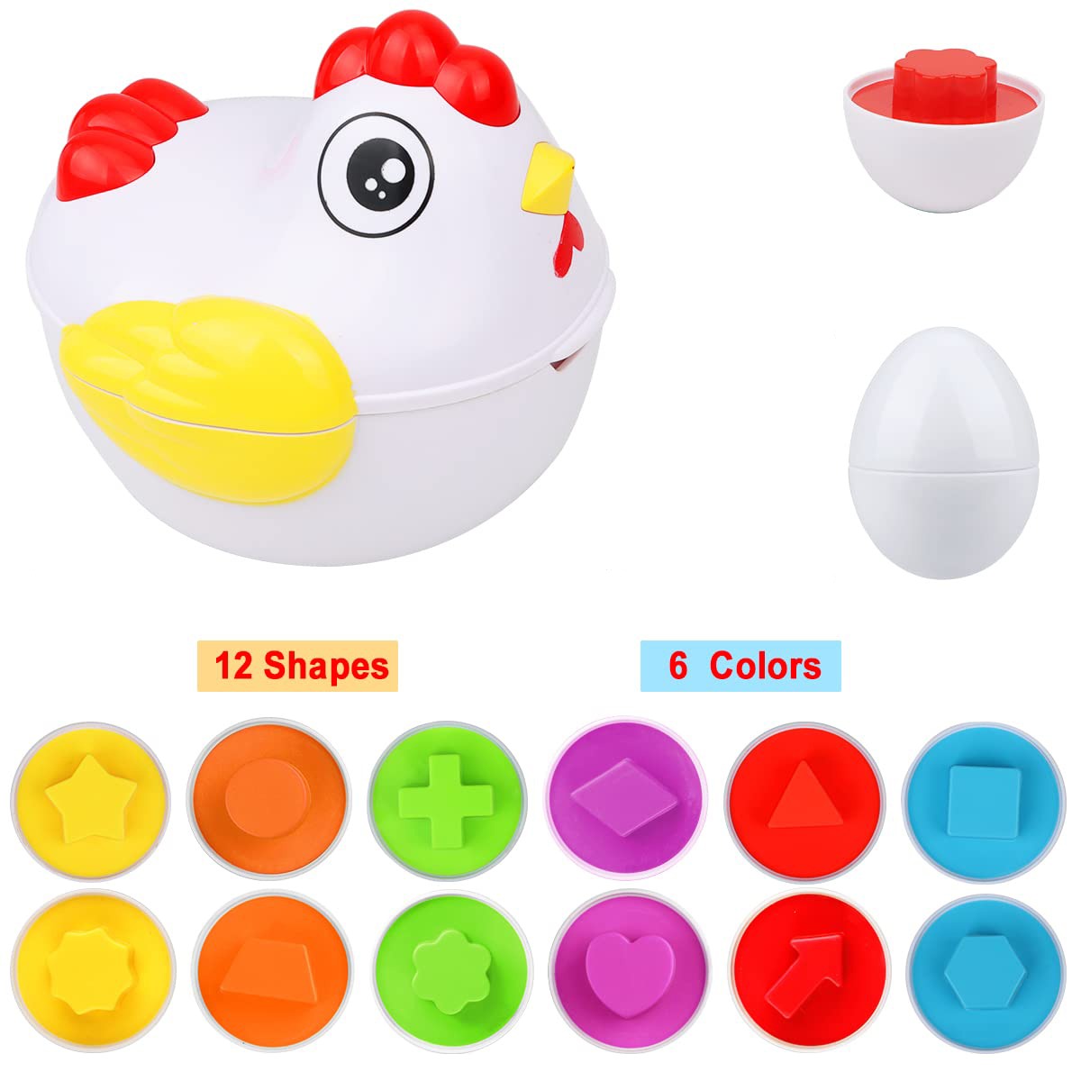 Kreatives Eierpuzzle für Kinder - EggCiting Puzzle Set