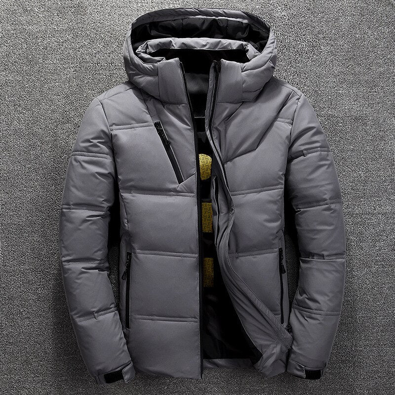 Extra warme Winterjacke mit Kapuze - Kartier