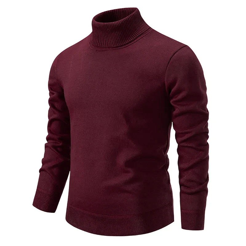 Rollkragenpullover aus Schurwolle - Franco