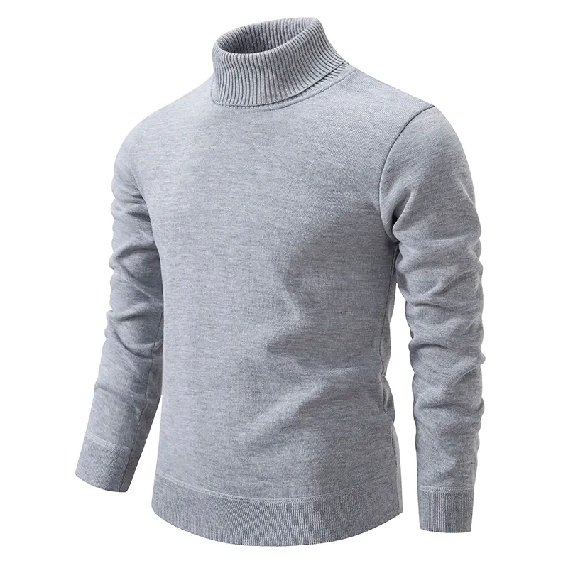 Rollkragenpullover aus Schurwolle - Franco