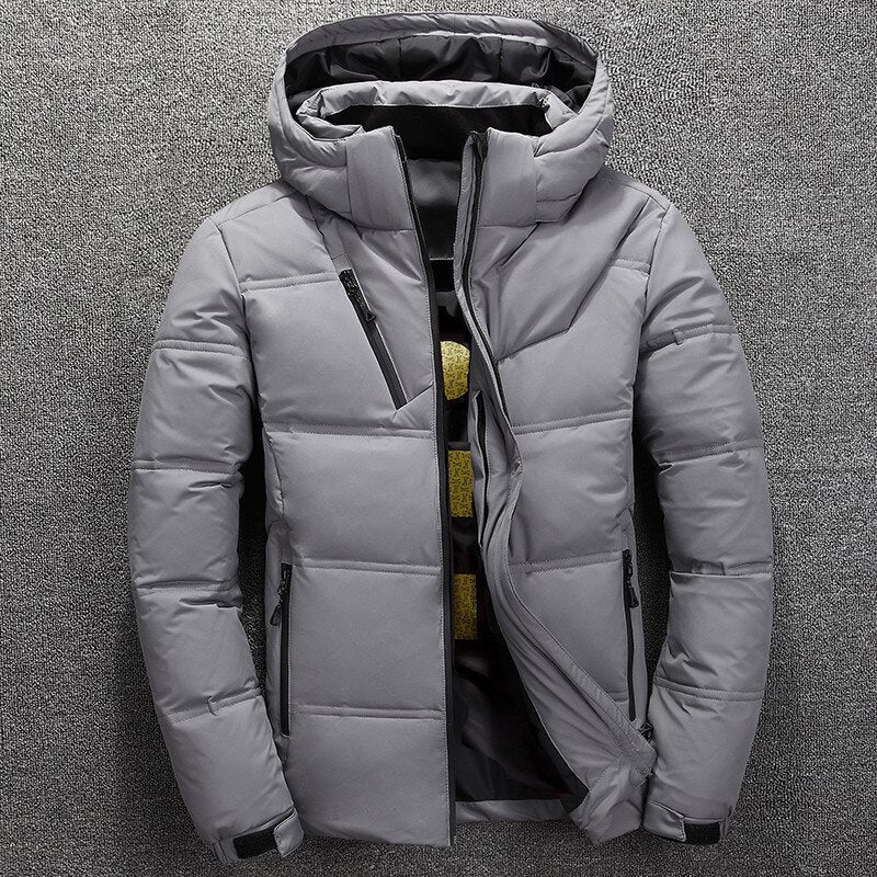 Extra warme Winterjacke mit Kapuze - Kartier