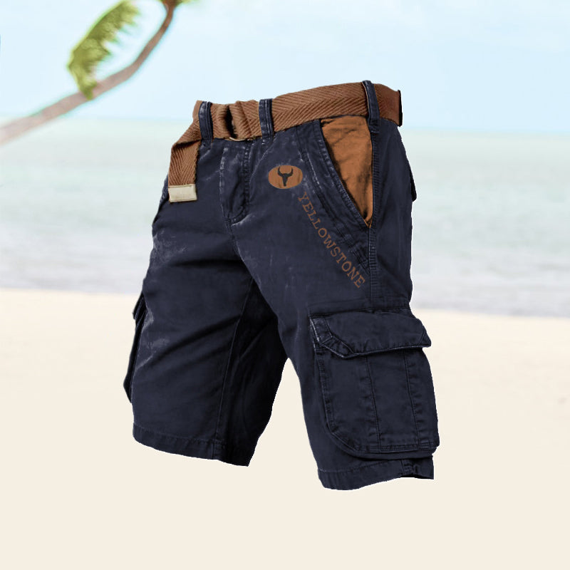 Cargo Shorts Herren – Strapazierfähiges Baumwollmaterial & Praktische Taschen für Alltag und Outdoor