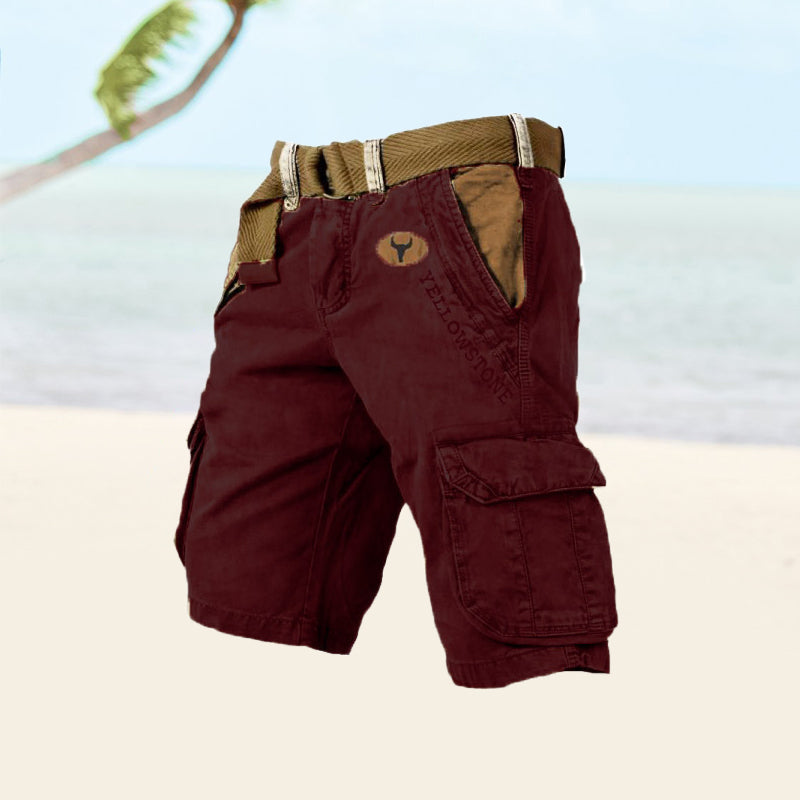 Cargo Shorts Herren – Strapazierfähiges Baumwollmaterial & Praktische Taschen für Alltag und Outdoor