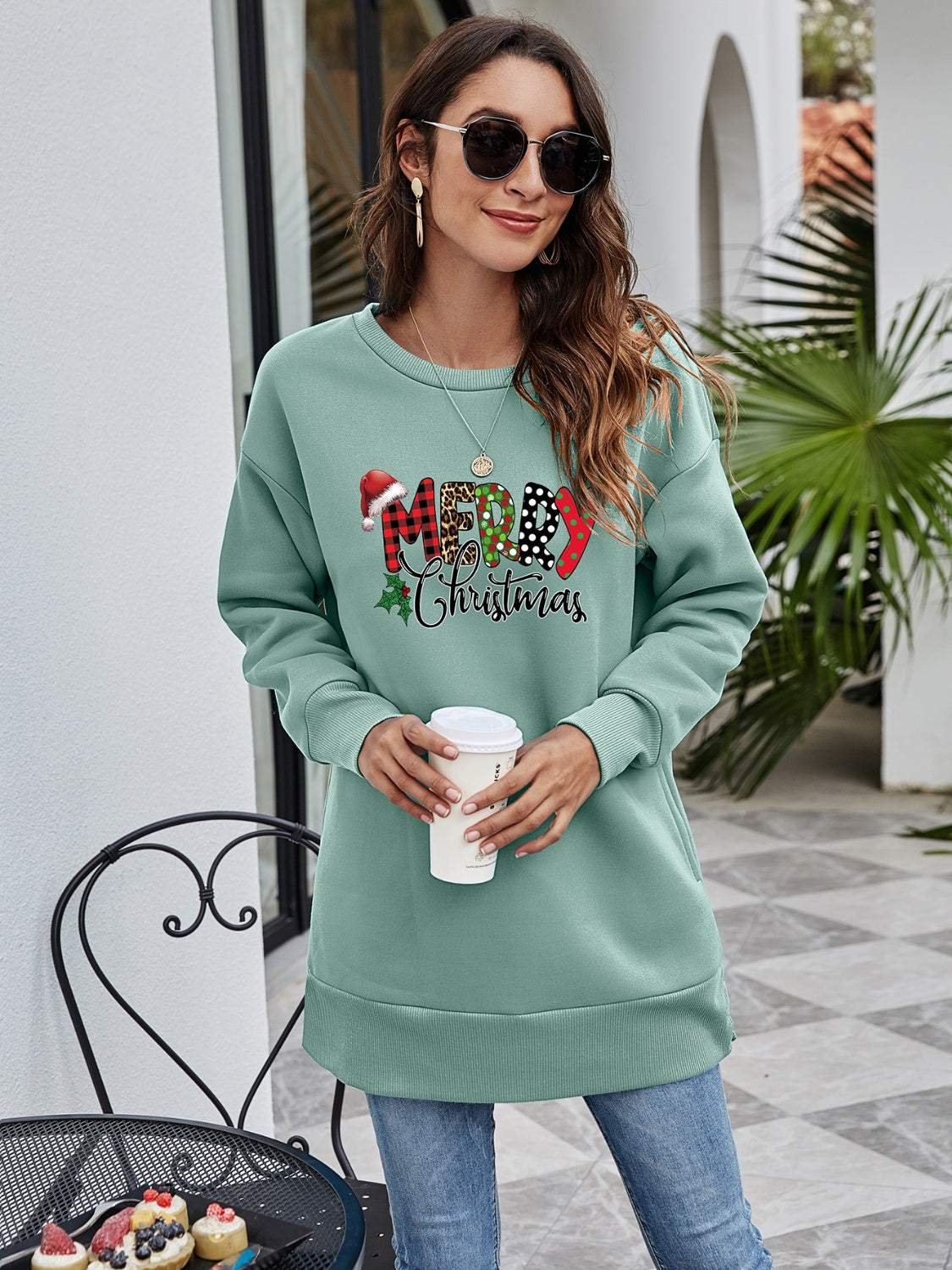 Felpa MERRY CHRISTMAS - Maglione festivo e comodo