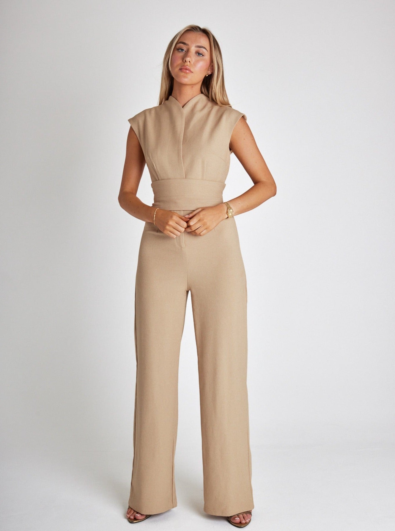 Devako| Ærmeløs Jumpsuit