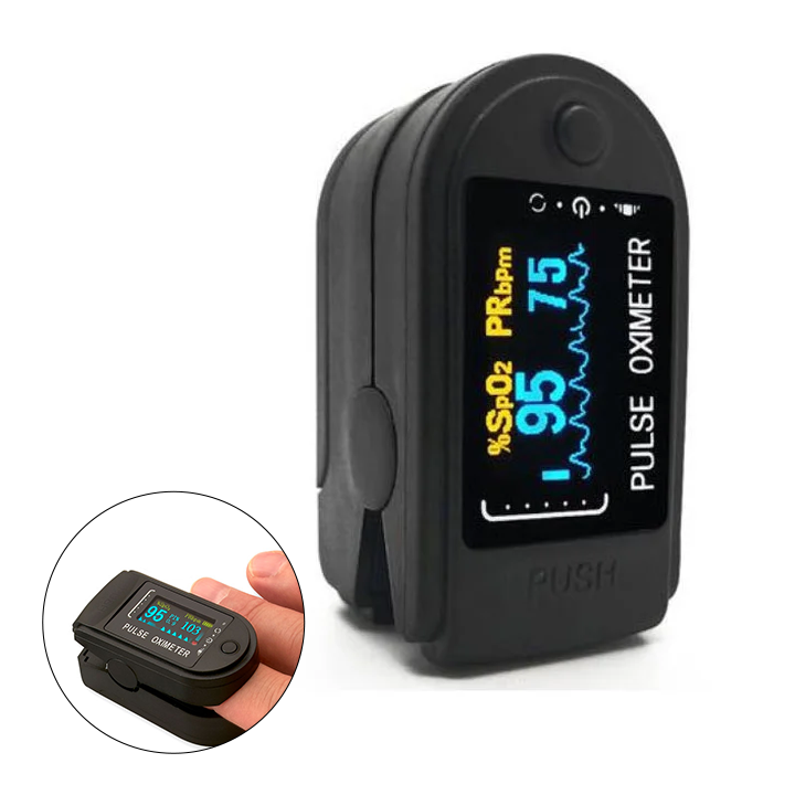 Virelio – Pulsoximeter mit LED-Display & Auto-Off – Für unterwegs