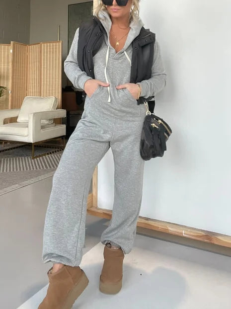 Eleganter Jumpsuit aus French Terry - Charli