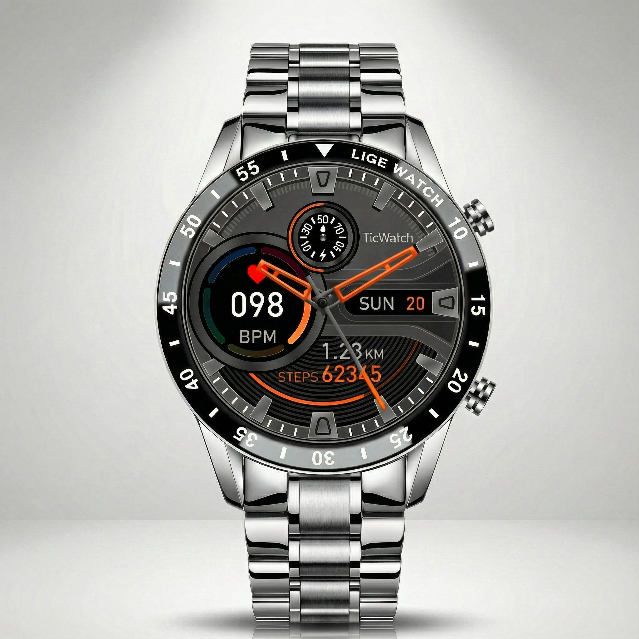 Luxuriöse Smartwatch mit Touchscreen – Benachrichtigungen & Alltagstaugliches Design