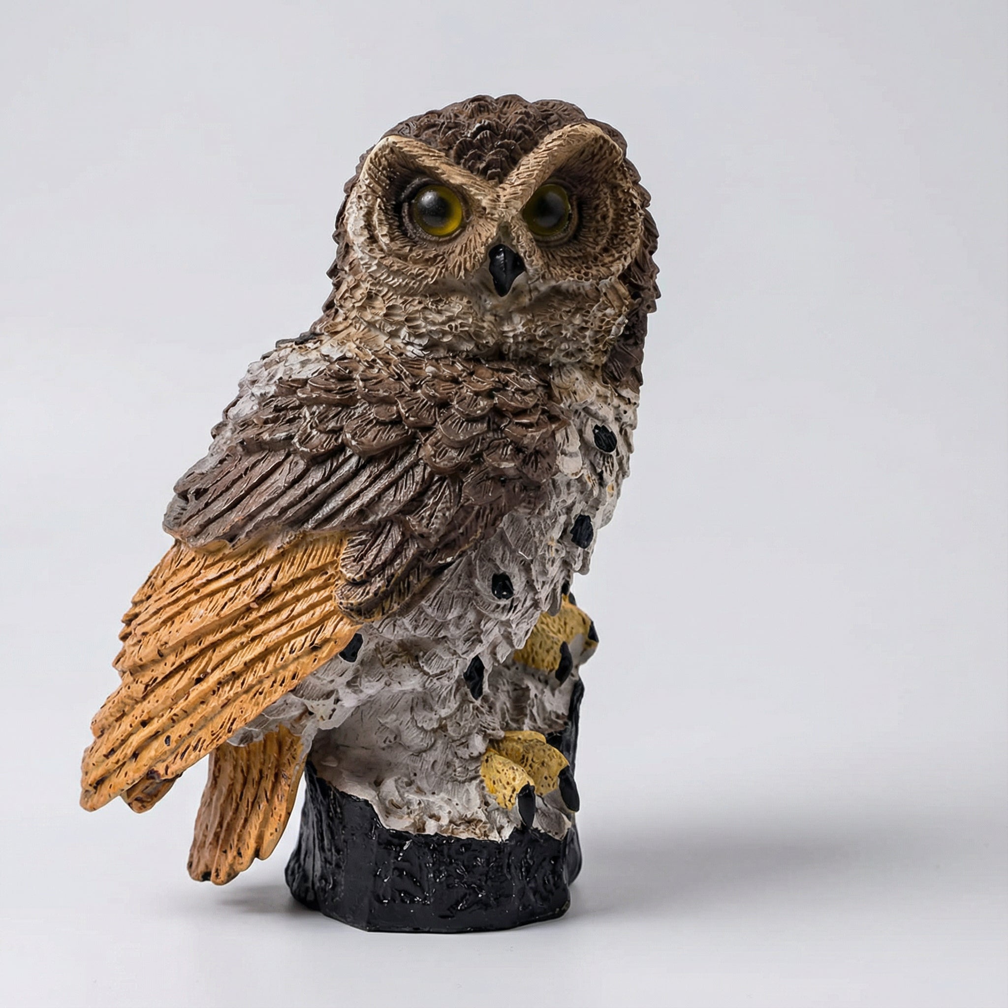 Solar Gartenlampe – Dekoratives Eulenmotiv, Warmes Licht & Kabellose Nutzung