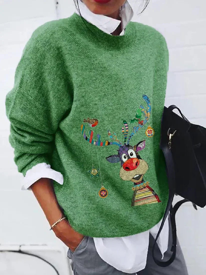 Elle & Vire - Pull de Noël élégant pour occasions festives