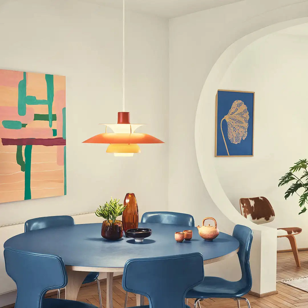 Moderne LED loftlampe rund – dæmpbar & holdbar – stilfuld belysning til stue, spisestue & kontor