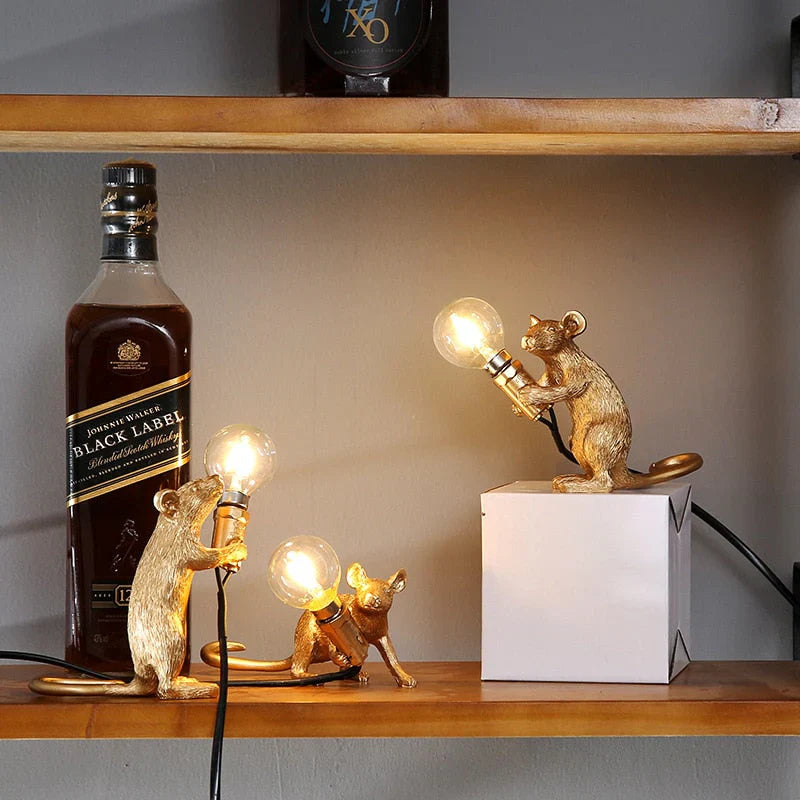 SqueakLight Mouse Lamp - Originelles Design, verspielte Atmosphäre für jedes Interieur