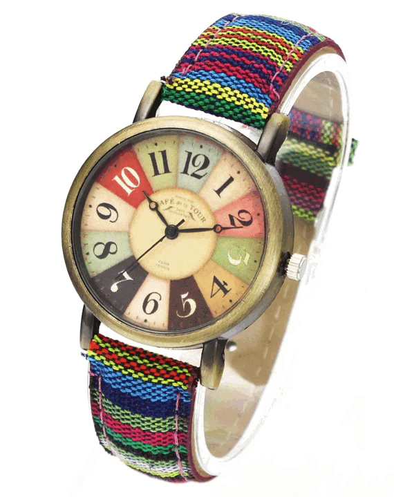 Devako Retro-Uhr