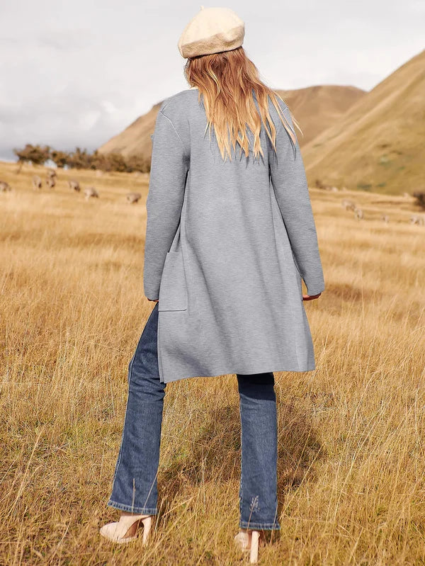 Stylische lange Strickjacke für Frauen - Davie