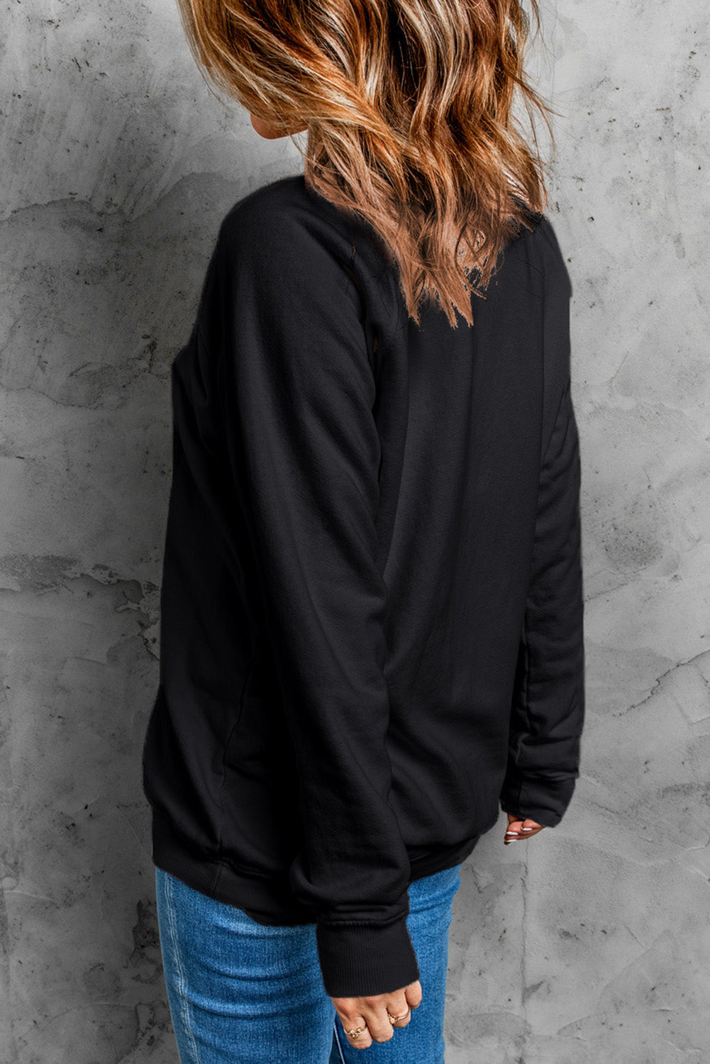 MERRY CHRISTMAS sweatshirt med lange ærmer - festligt jule-top