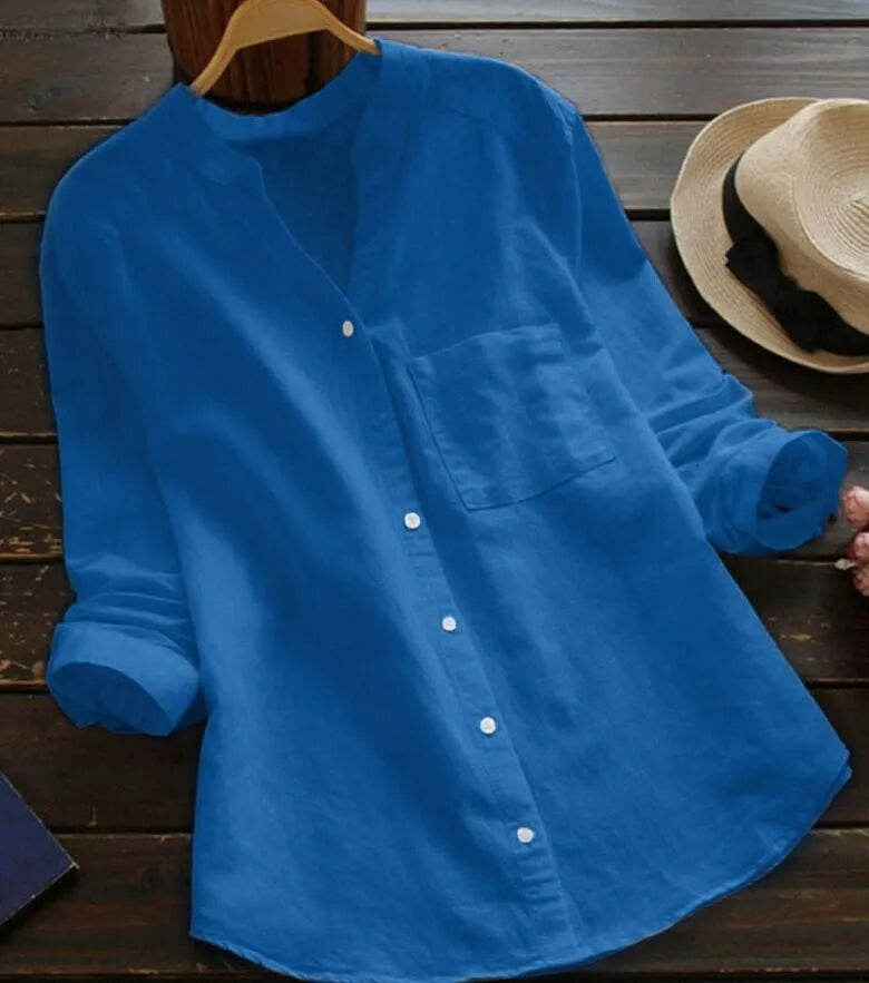 Camicia Devako in misto lino-cotone di Devako Flynn