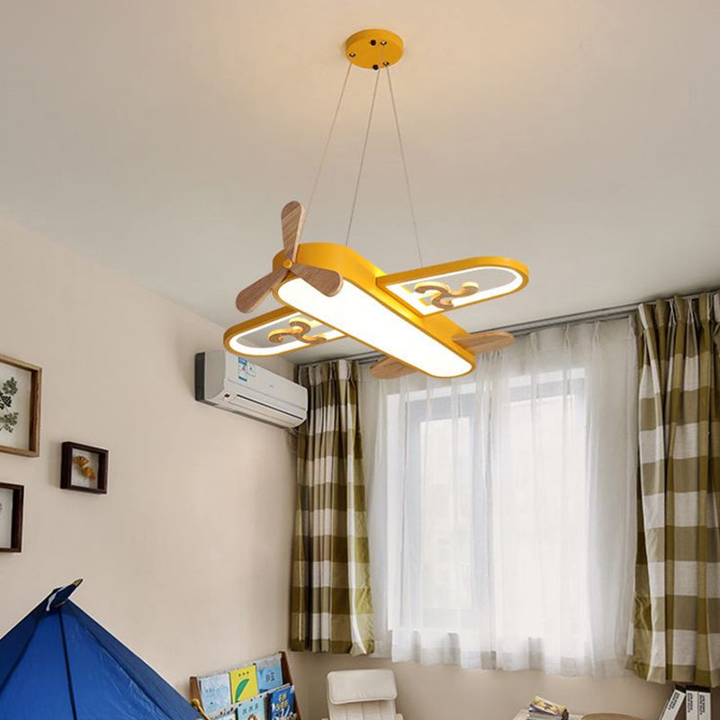 Kinderzimmer Deckenlampe – Flugzeugdesign mit LED-Beleuchtung & Fernbedienung für Anpassbare Lichtstimmungen