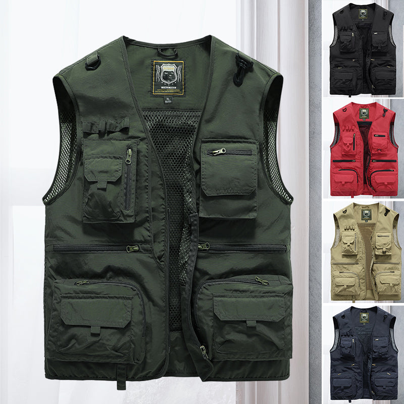 Devako Multi-Pocket Mesh Weste Taktische Weste