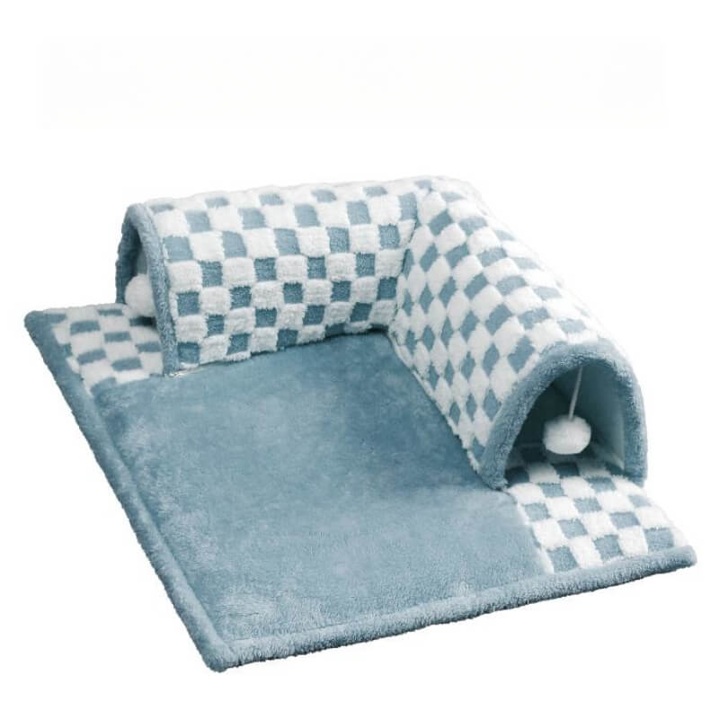 2-in-1 Katzentunnel-Bett - FurryFun