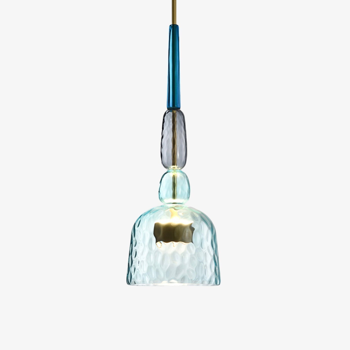 LumiColore – Farverig glasloftlampe LED – Moderne & stemningsfuld