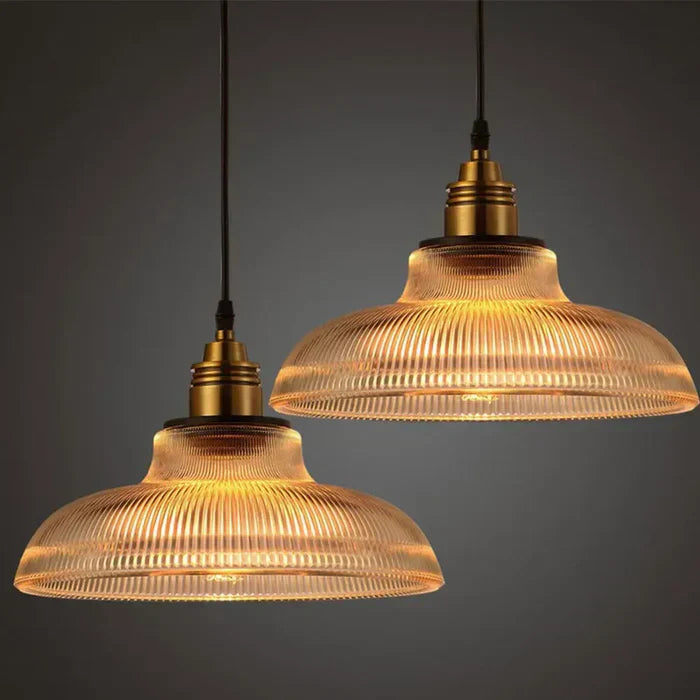 LumiGlass – Glas hængelampe moderne – Elegant design & varmt lys