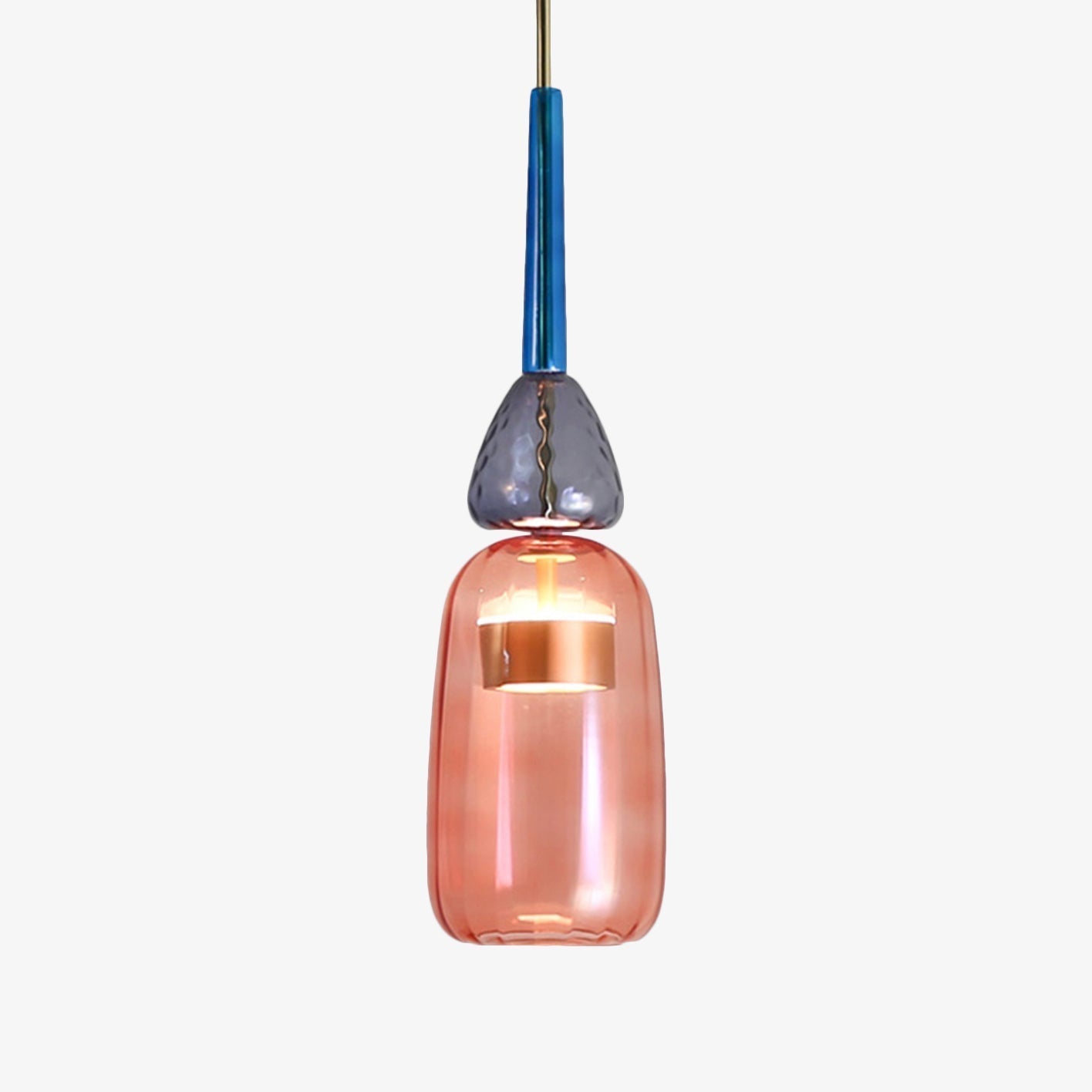 LumiColore – Farverig glasloftlampe LED – Moderne & stemningsfuld