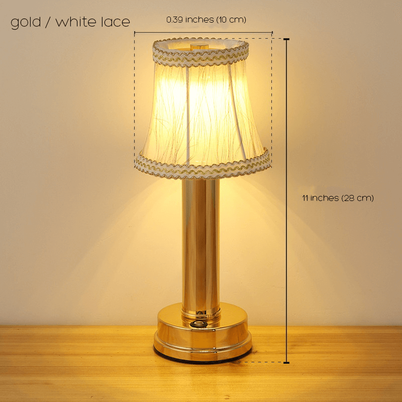 Devako CozyGlimmer – Antik-Look Tischlampe mit dimmbarem LED-Licht & luxuriösem Design