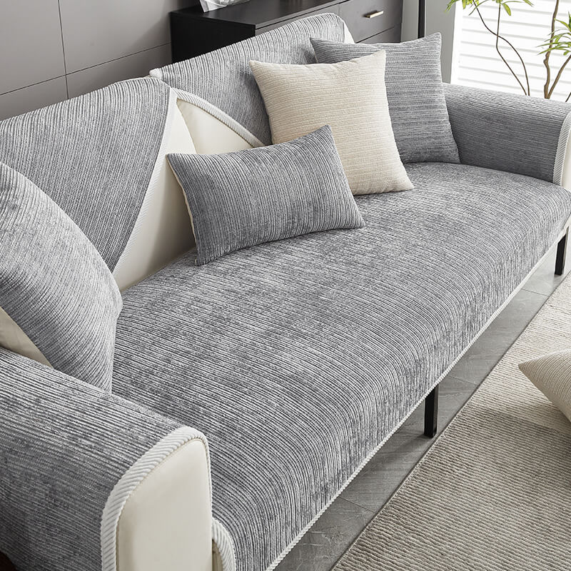 HomeGuard – Copridivano in ciniglia antigraffio – Elegante e durevole