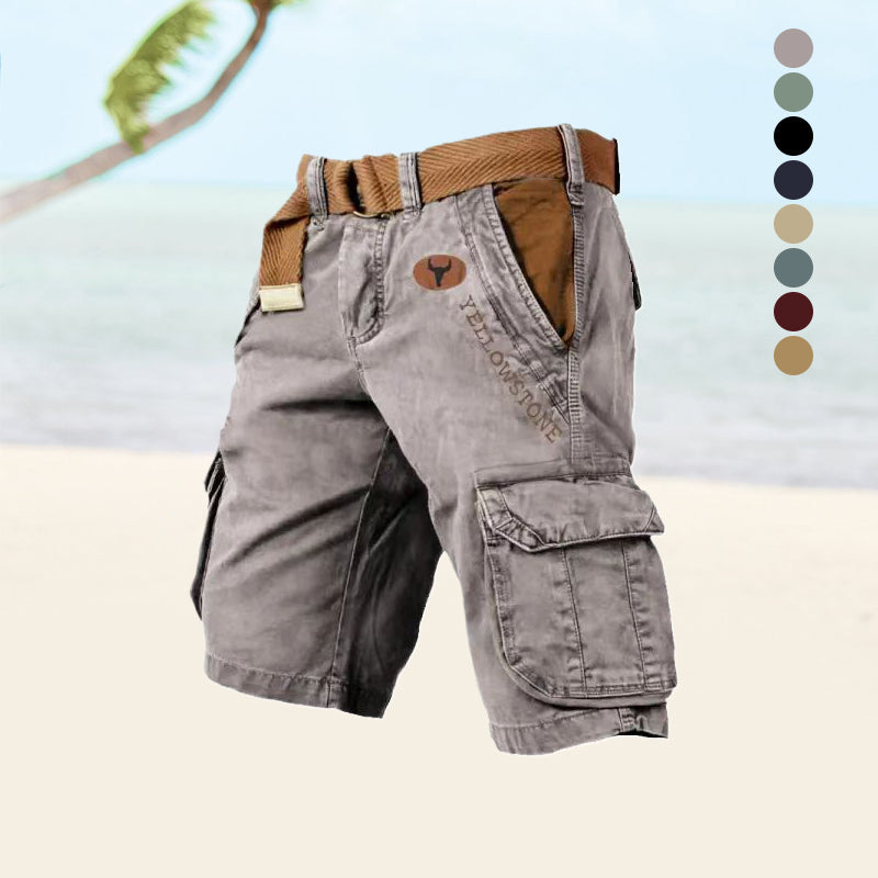 Cargo Shorts Herren – Strapazierfähiges Baumwollmaterial & Praktische Taschen für Alltag und Outdoor