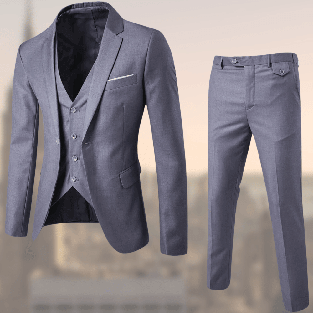 Finn abito da uomo | Set tre pezzi con gilet