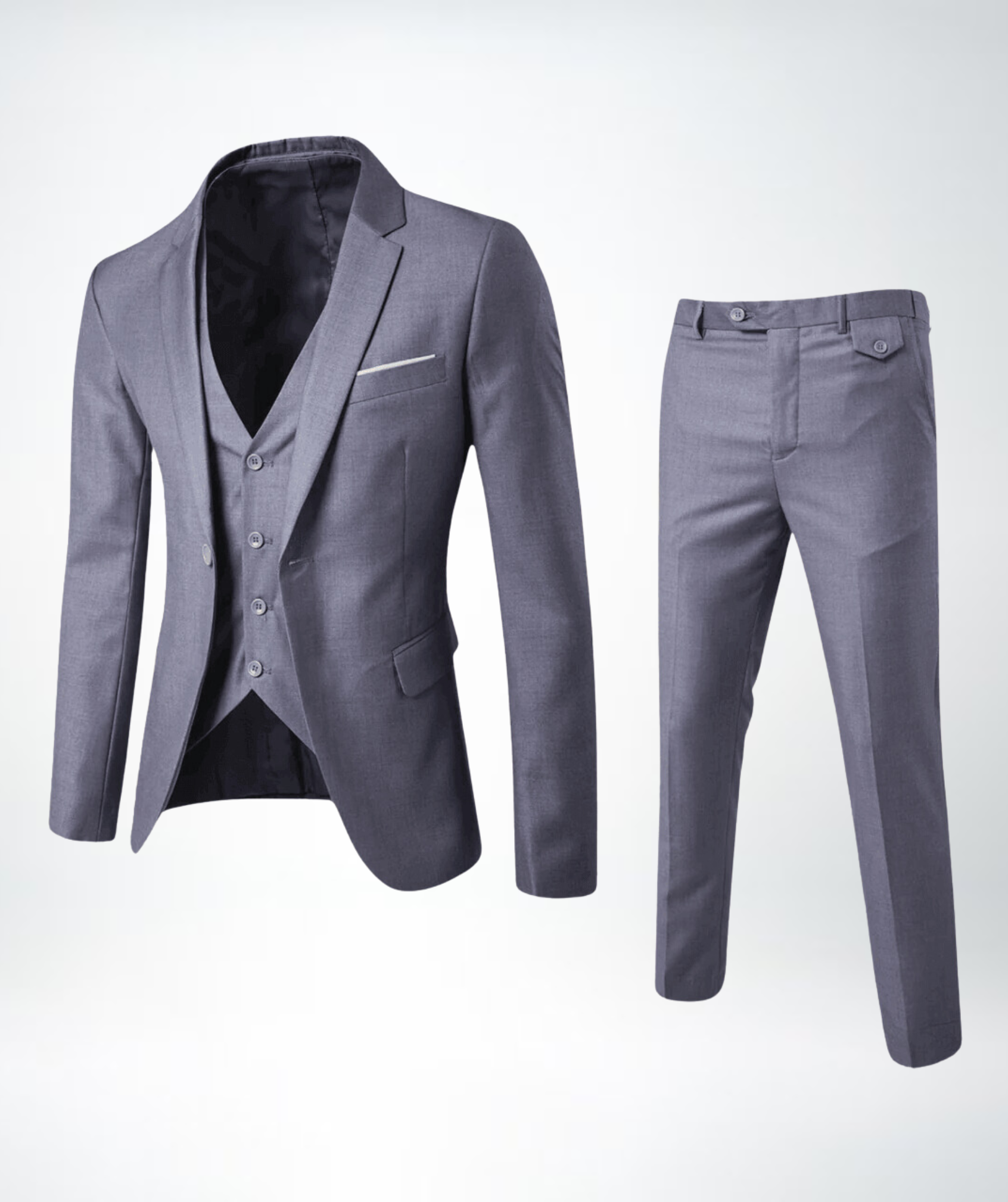 Finn abito da uomo | Set tre pezzi con gilet