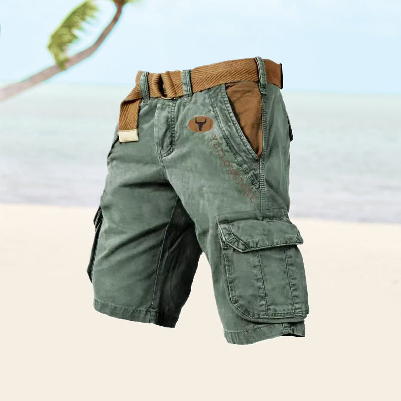 Cargo Shorts Herren – Strapazierfähiges Baumwollmaterial & Praktische Taschen für Alltag und Outdoor
