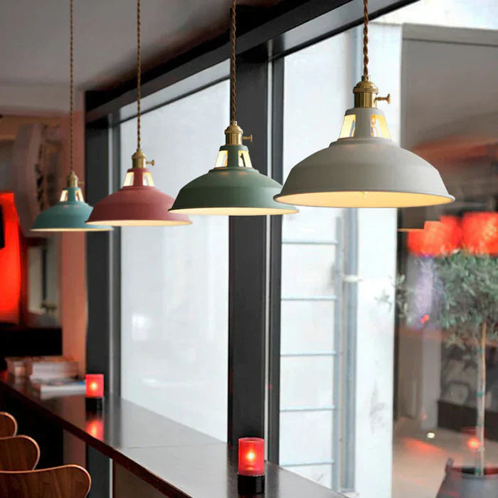 LumiIron – Lampada a sospensione industriale retrò in metallo – Regolabile e robusta