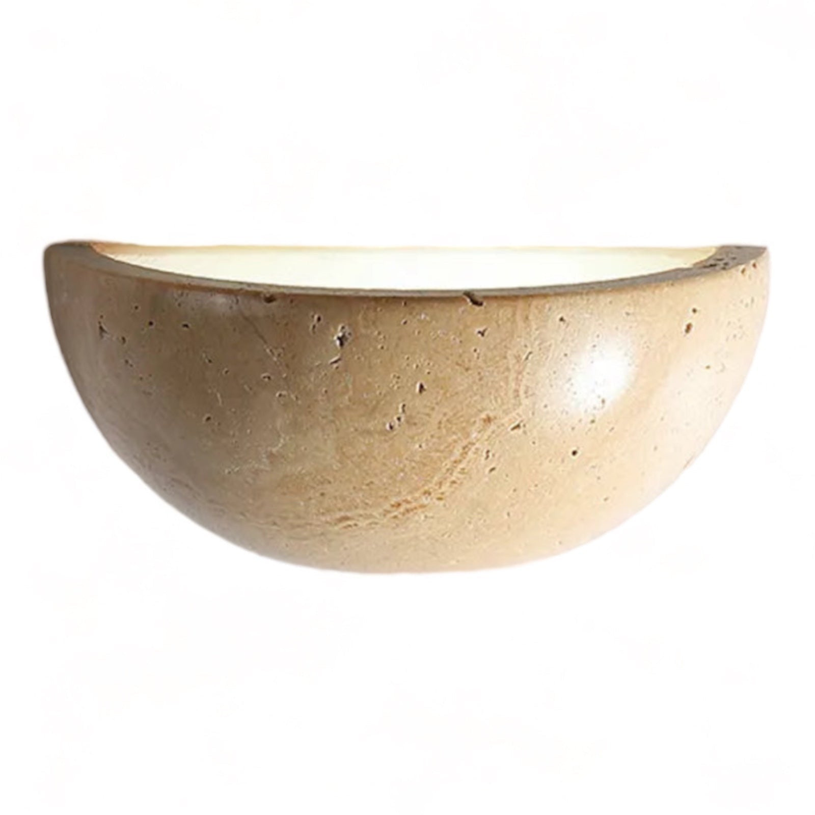 ZenGlow – Halbmond LED-Wandleuchte – Wabi-Sabi Minimalistisches Design