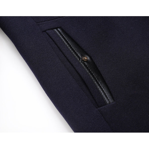 Armond | Manteau d'hiver en laine avec col amovible