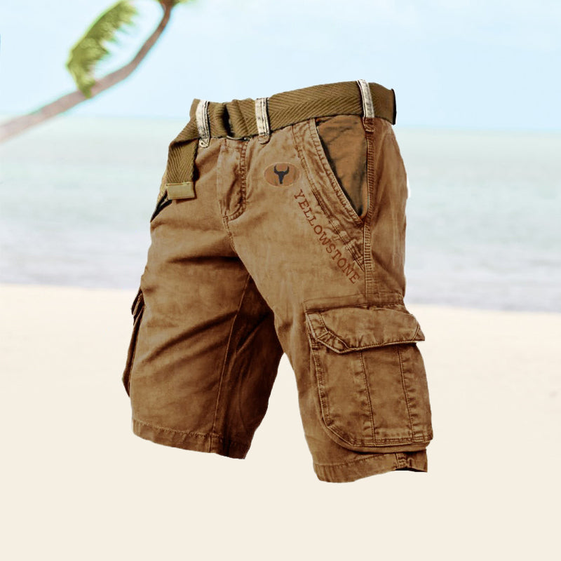 Cargo Shorts Herren – Strapazierfähiges Baumwollmaterial & Praktische Taschen für Alltag und Outdoor