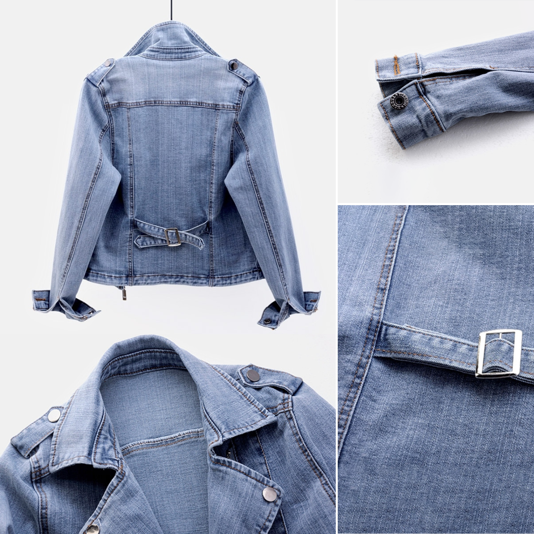 Giacca di jeans da donna – stile vintage, ampia e comoda per ogni occasione