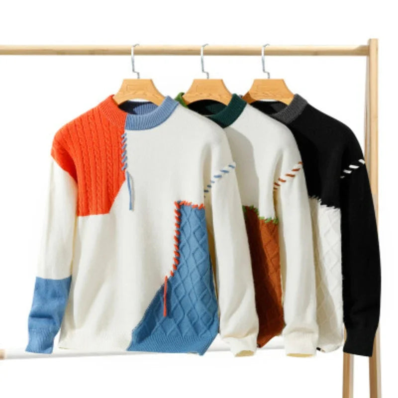 Pull-over d'automne et d'hiver pour couple : mode confortable et tendance pour les jours froids